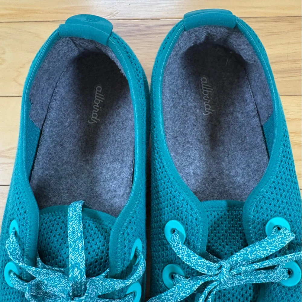 Allbirds Tree Skippers Mens Sz 14 Teal Boat Shoes Low Top Sneakers